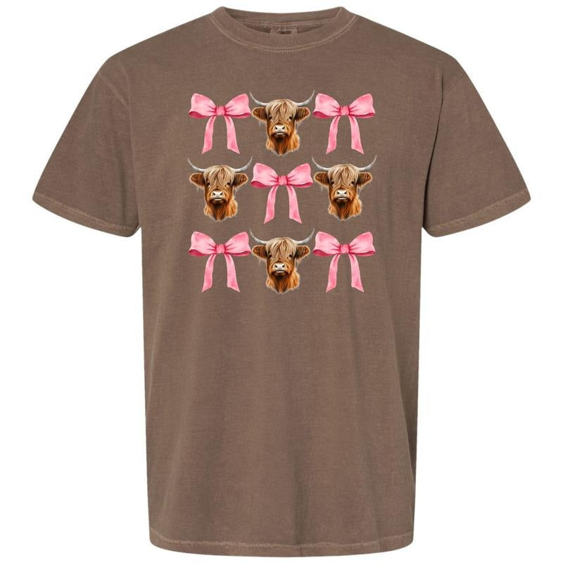 Highland Coquette Collage Comfort Colors T-Shirt 'NLB' Hoodie, Sweatshirt | HypeDripTees.com