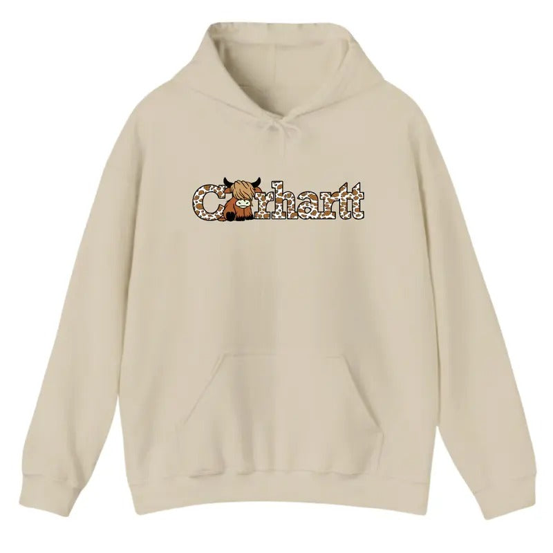 Highlands Hoodie, Cow Hoodie T-Shirt Gift For Farmers, For Women, Unisex Hoodie Sweatshirt | HypeDripTees.com