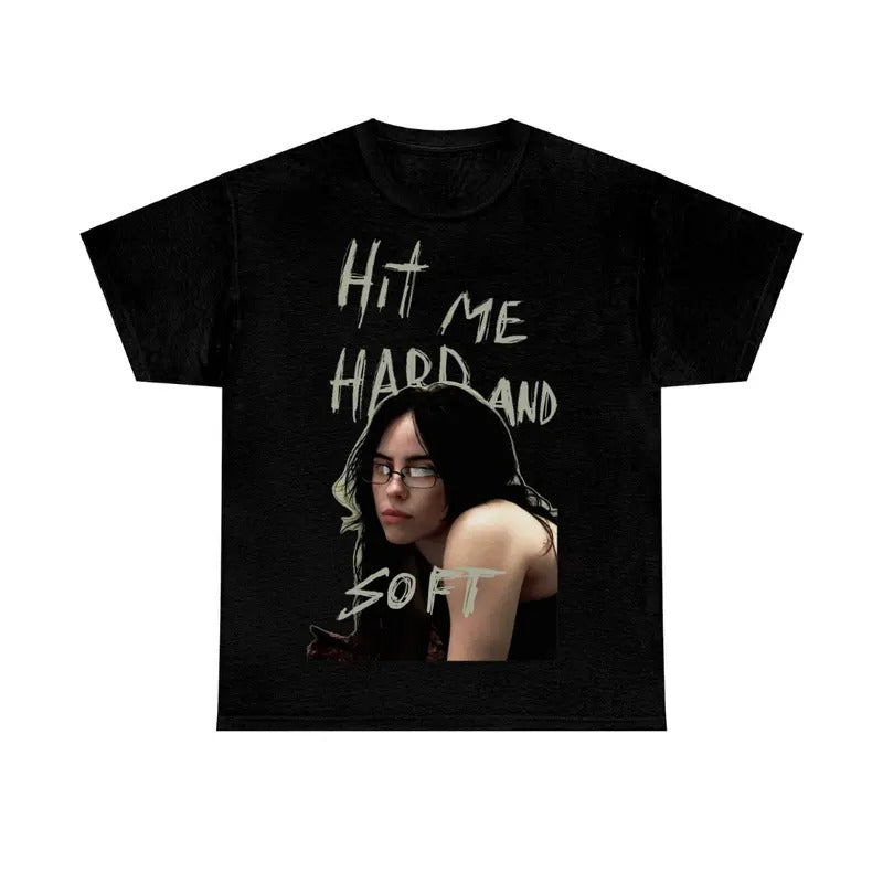 Hit Me Hard And Soft Tee, Music 2025 Shirt Hoodie, Sweatshirt | HypeDripTees.com