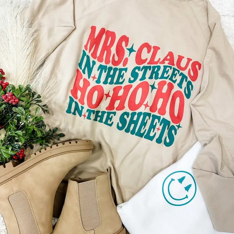 Ho Ho Ho Graphic Sweatshirt T-Shirts, Hoodie | HypeDripTees.com