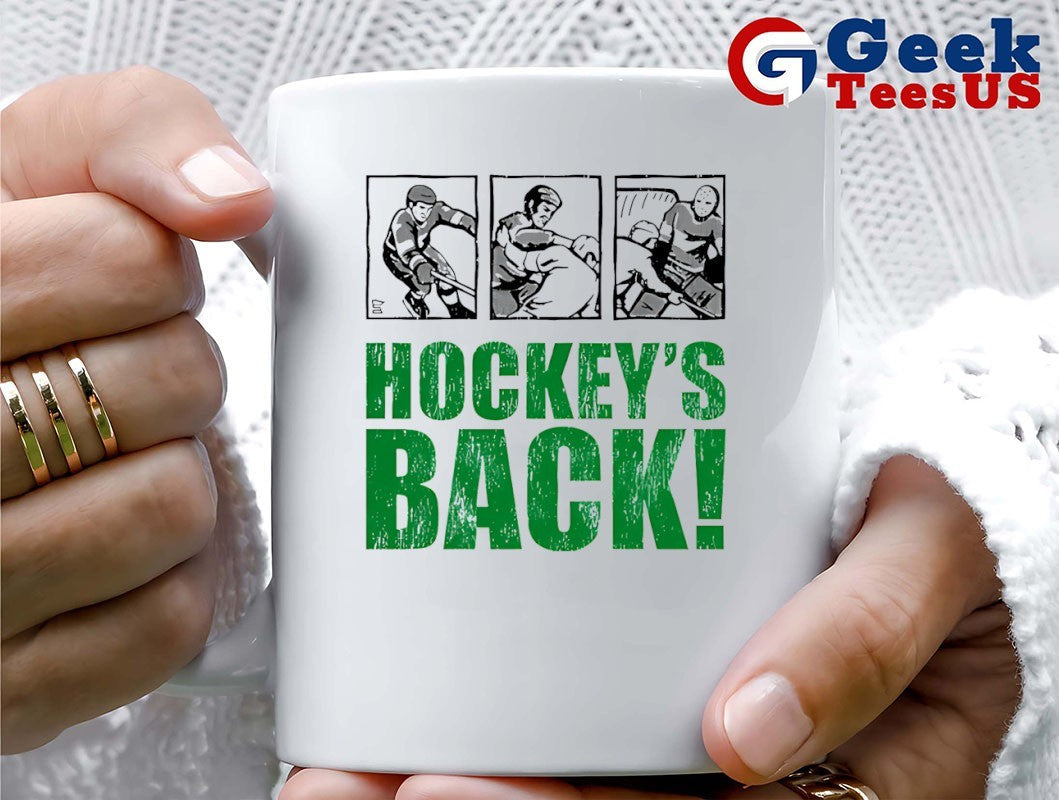 Hockey’s back NHL comic shirt