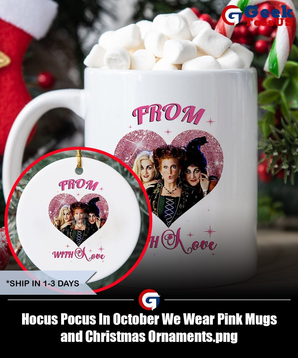 Hocus Pocus In October We Wear Pink shirt