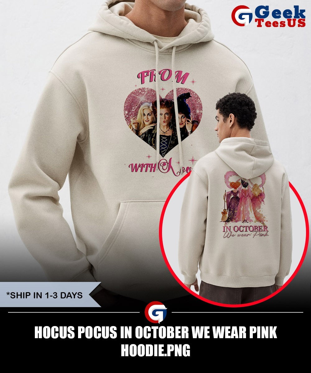 Hocus Pocus In October We Wear Pink shirt