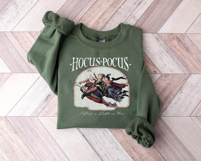 Hocus Pocus Sweatshirt, Hocus Pocus Shirt, Sanderson Sisters Sweatshirt, Halloween Party Shirt, Cute Halloween Outfit Hoodie