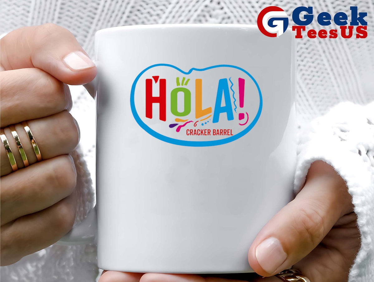 Hola Cracker Barrel logo shirt