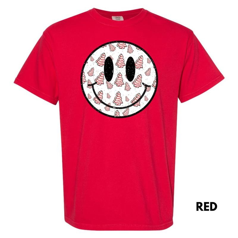 Holiday Cake Happy Face Comfort Colors T-Shirt 'NLB' Hoodie, Sweatshirt | HypeDripTees.com