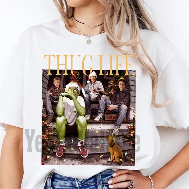 Holiday Humor Shirt - Funny Santa Life T-Shirt for Hip Hop Enthusiasts Hoodie, Sweatshirt | HypeDripTees.com