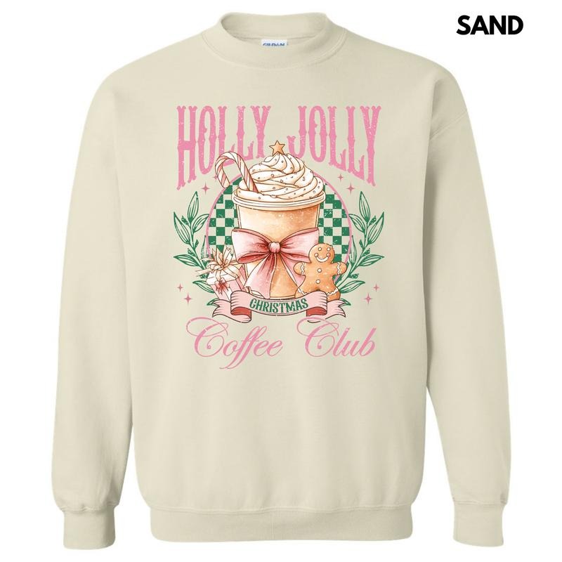 Holly Jolly Coffee Club Sweatshirt 'NLB' T-Shirts, Hoodie | HypeDripTees.com