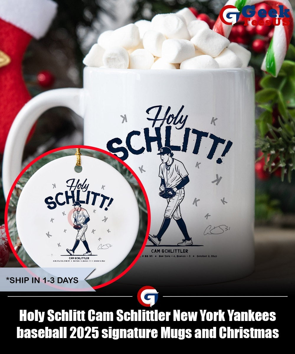 Holy Schlitt Cam Schlittler New York Yankees baseball 2025 signature shirt