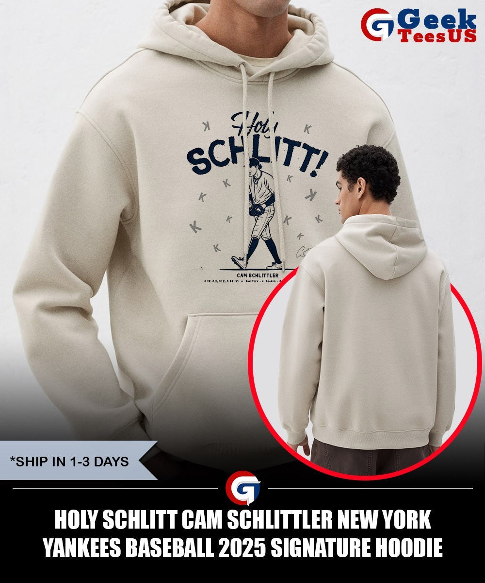 Holy Schlitt Cam Schlittler New York Yankees baseball 2025 signature shirt