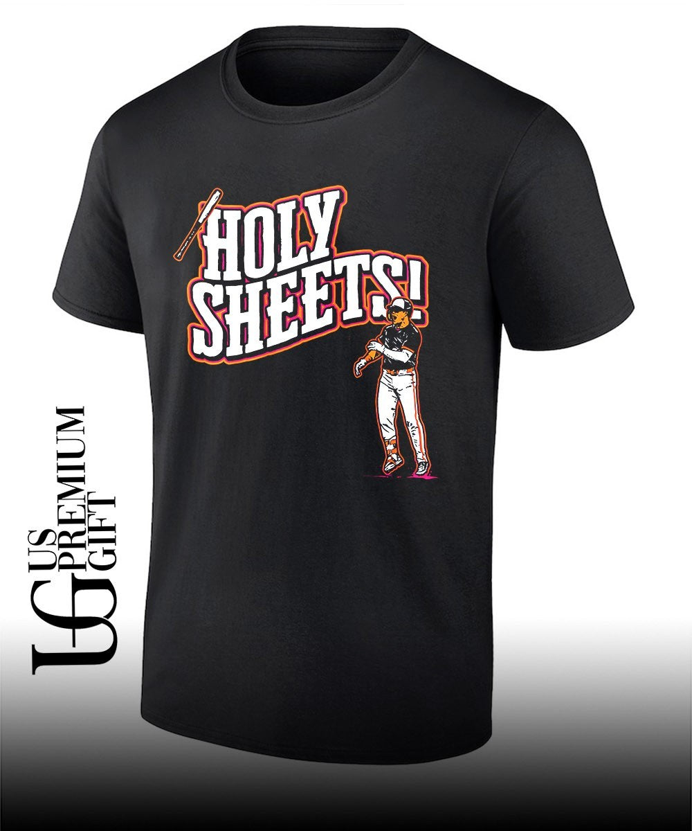 Holy Sheets Gavin Sheets San Diego Padres baseball bat toss shirt