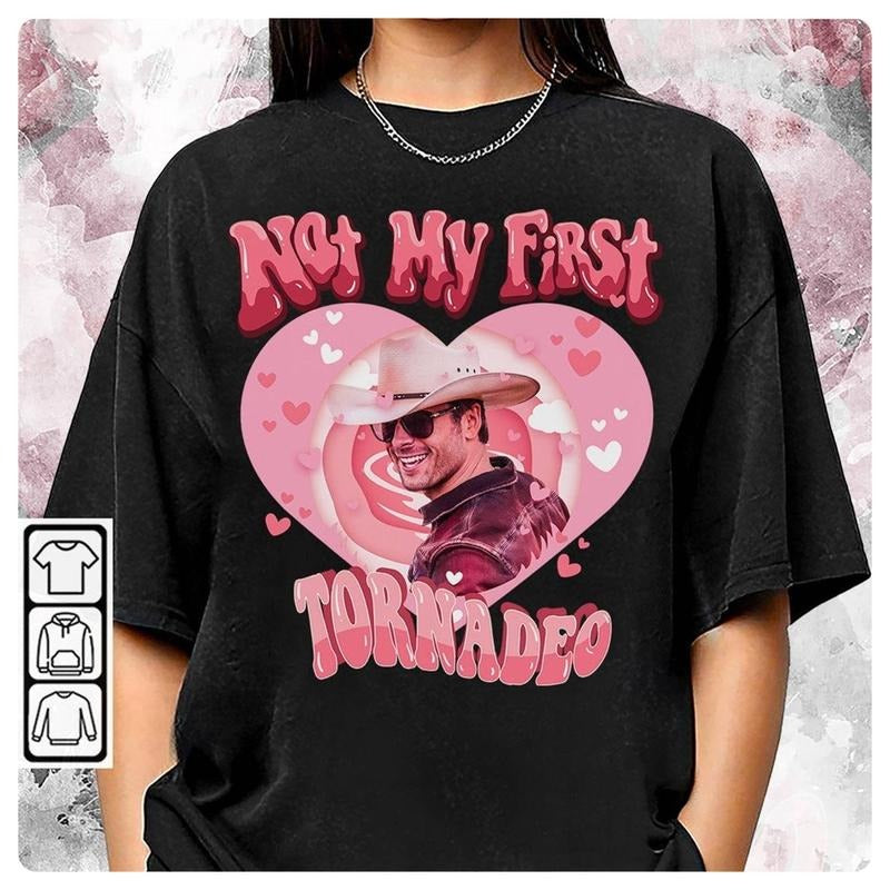 Homage Glen Powell Not My First Tornadeo Shirt If You Feel It Chase It Shirt Glen Powell TShirt Twister Movie Shirt...