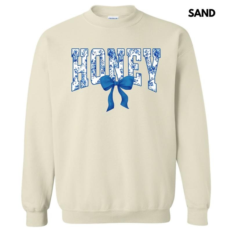 Honey Blue Floral Sweatshirt 'NLB' T-Shirts, Hoodie | HypeDripTees.com