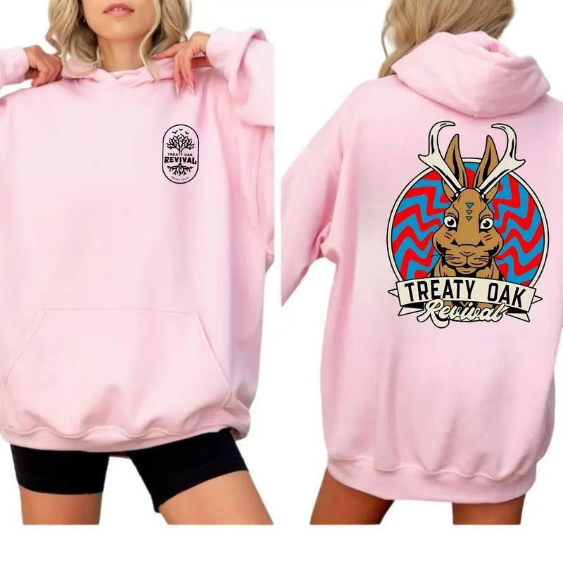 Treatyyy Oakkk Revival Comfortable and Stylish T-shirt/Sweatshirt/Hoodie - 100% Cotton, Classic Fit, Eco-Friendly,...