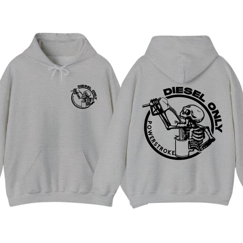 Diesel Only Powerstroke Heavyweight T-Shirt/Sweatshirt/Hoodie - Classic Fit, Unisex, OEKO-TEX Certified | HypeDripTees.com
