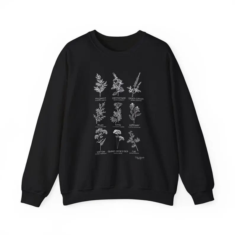 Herbs For Reproductive Freedom Unisex Heavy Blend Crewneck Sweatshirt/Hoodie- Pullover, Cotton Classic Stylish T-Shirts