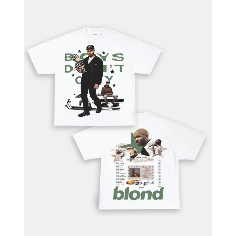 Boys Dont Cry Tshirt/Sweatshirt/Hoodie 2 Sides - Frank Ocean shirt - Blond shirt