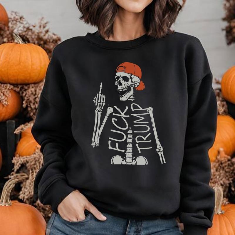 FDT Skeleton Shirt/ Sweatshirt/ Hoodie, Trendy Halloween Shirt, Gift For Him, Gift For Her | HypeDripTees.com