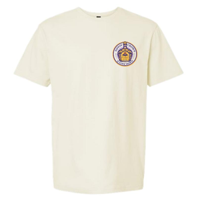 Sippin' CROWN and Goin' Down Comfy and Quality Shirt/Hoodie! Sweatshirt | HypeDripTees.com