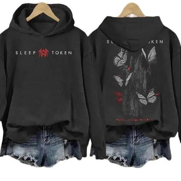 Sleep Token Rock Band Inspired Butterfly Print T-shirt/Sweatshirt/Hoodie | HypeDripTees.com