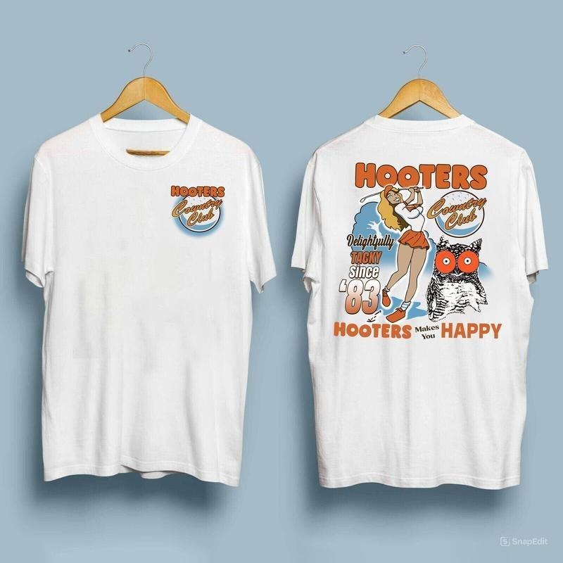 Hooters Country Club T Shirt, T-Shirt for Men Women Womenswear Streetwear Tshirt Summer Hoodie, Sweatshirt | HypeDripTees.com