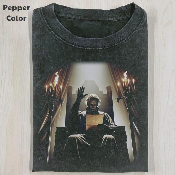 Horror Character Vintage Graphic Tee, Michael Myers T-Shirt, Horror Movie Shirt, Unisex Meme Cringe Funny Shirt, Menswear...