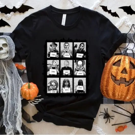 Horror Movie Character Shirt, Horror Shirt, Spooky Shirt, Halloween Shirt, It Shirt, Scary Shirt, Horror Movie Characters...