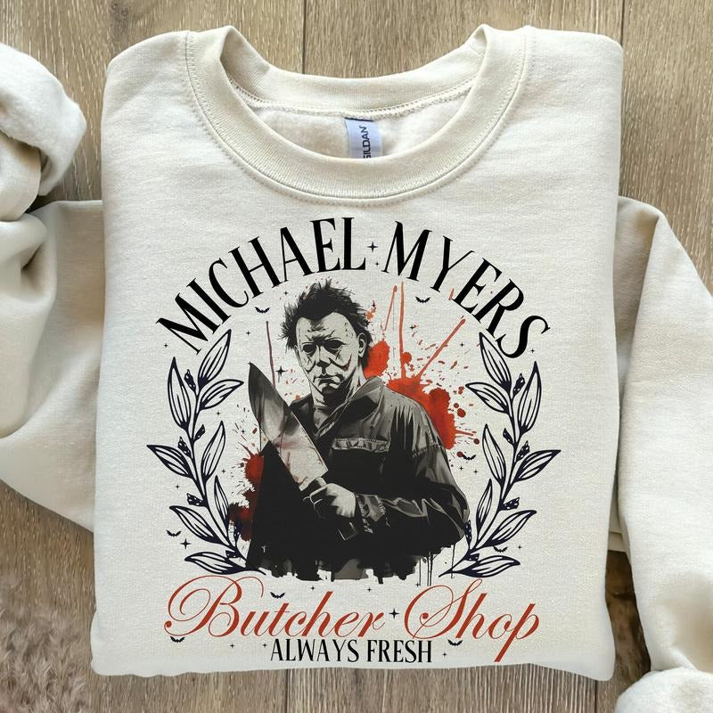 Horror Movies Sweatshirt, Spooky Season Sweatshirt, Halloween Sweatshirtstyle{n002}2 T-Shirts, Hoodie | HypeDripTees.com