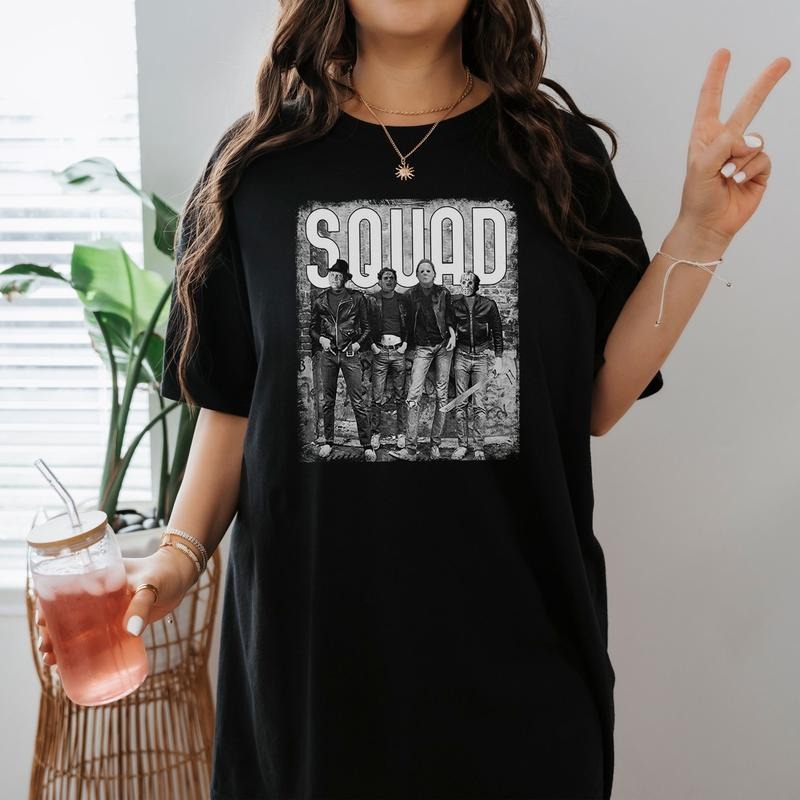 Horror Squad Jason Voorhees Michael Myers Freddy Krueger T-Shirt Hoodie, Sweatshirt | HypeDripTees.com
