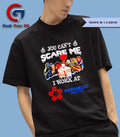 Horror characters you can’t scare me I work at Republic Services Halloween T-shirt