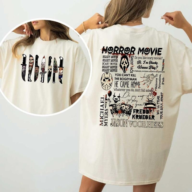 Horror shirt Hoodie, Sweatshirt | HypeDripTees.com
