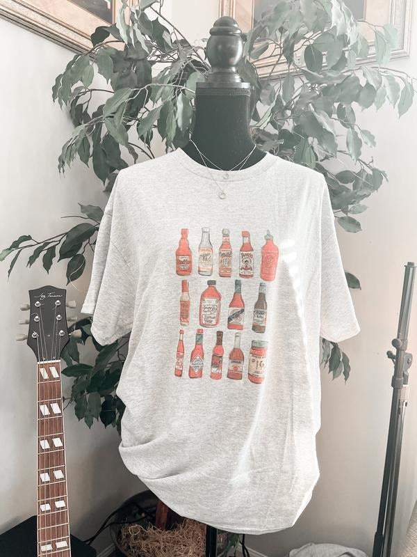 Hot Sauce Sweatshirt, Hot Sauce Lovers Hoodie, Peppers Spicy Jalapeno, Funny Crewneck T-Shirts | HypeDripTees.com