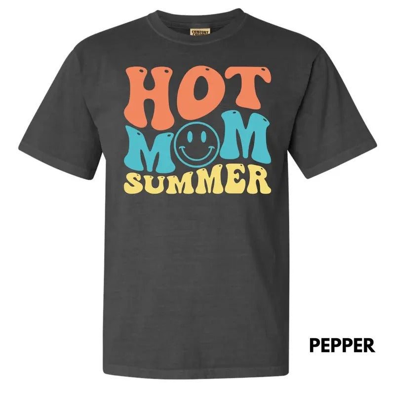 Hot Summer Mom Comfort Colors T-Shirt 'NLB' Hoodie, Sweatshirt | HypeDripTees.com