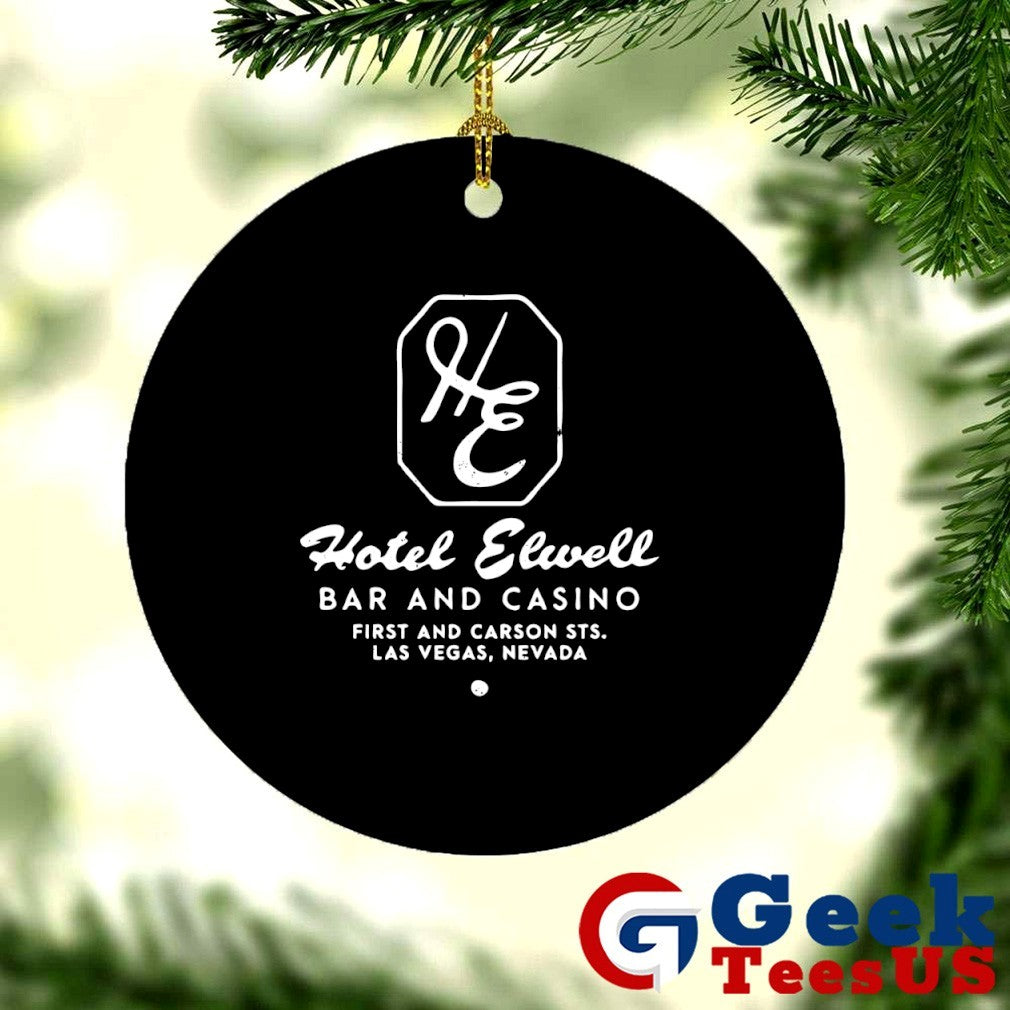 Hotel Elwell Bar and Casino Las Vegas logo shirt