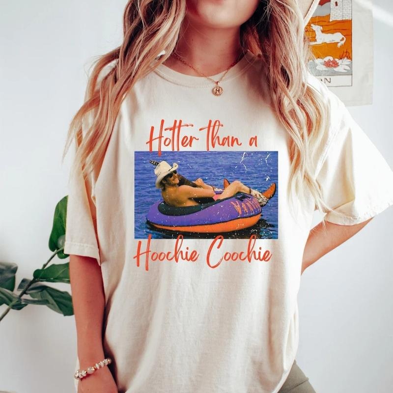 Hotter Than A Hoochie Coochie Shirt Top Womenswear Hoodie, Sweatshirt | HypeDripTees.com