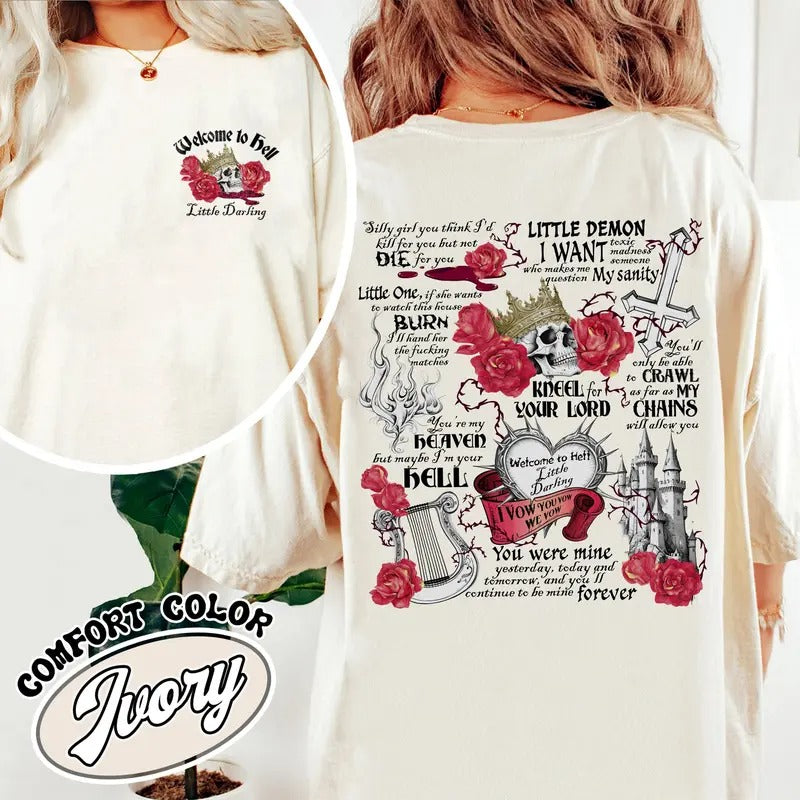 House of Lords Comfort Colors Shirt, the Ritual Shantel Tessier Book, the Ritual Book Shirt, the Ritual Shirt, Dark...
