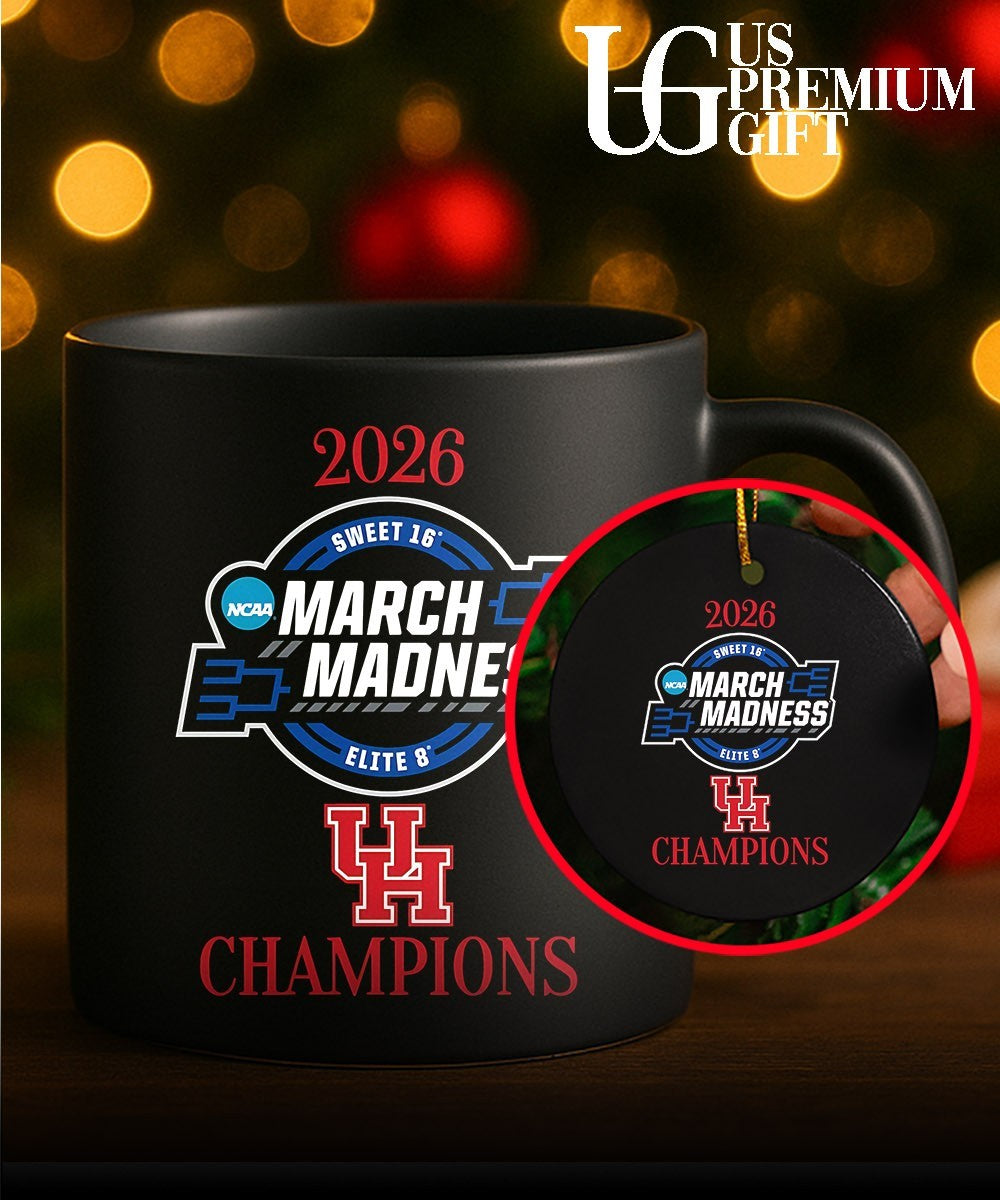 Houston Cougars 2026 NCAA March Madness Sweet 16 Elite 8 Champions shirt