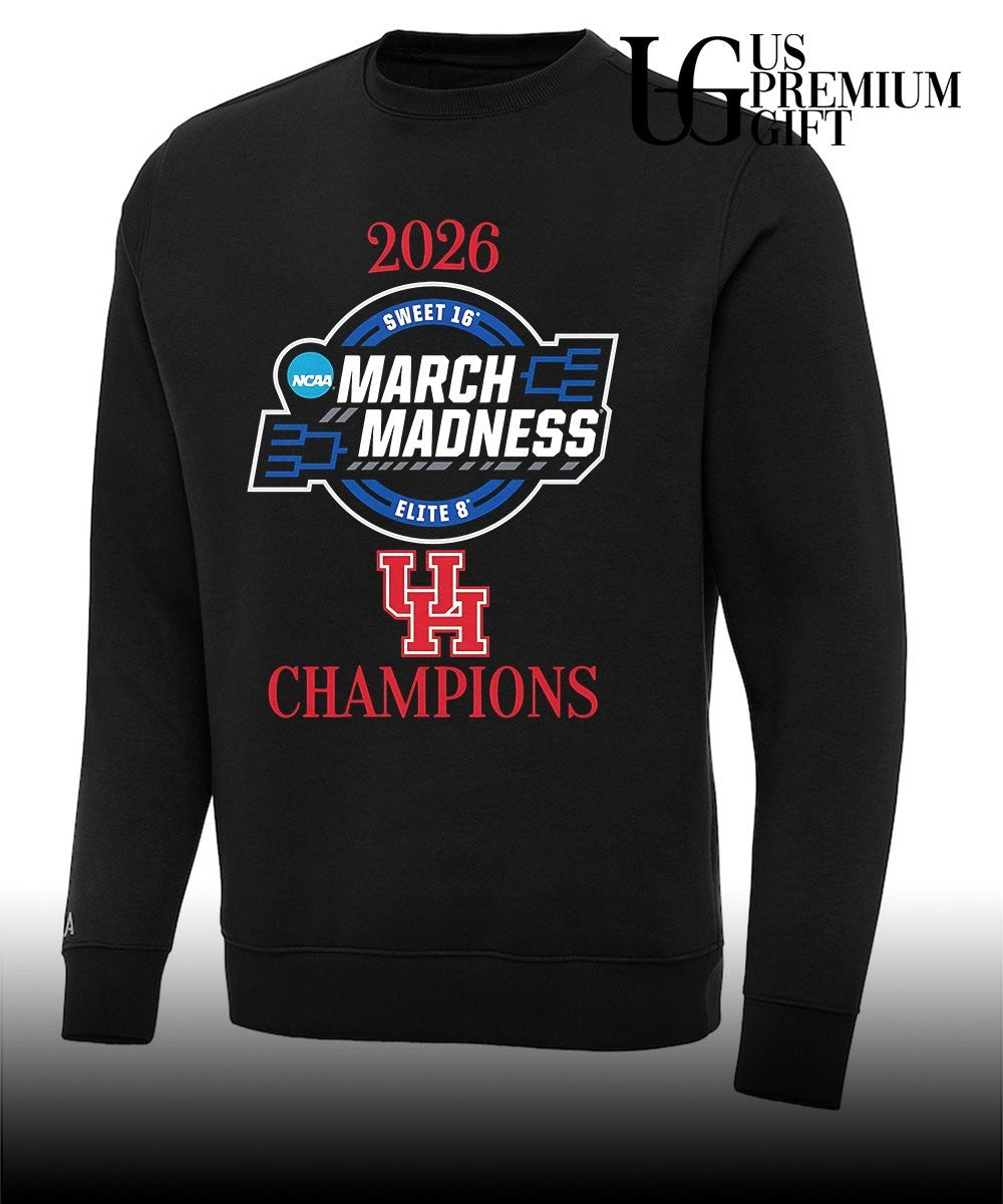Houston Cougars 2026 NCAA March Madness Sweet 16 Elite 8 Champions shirt