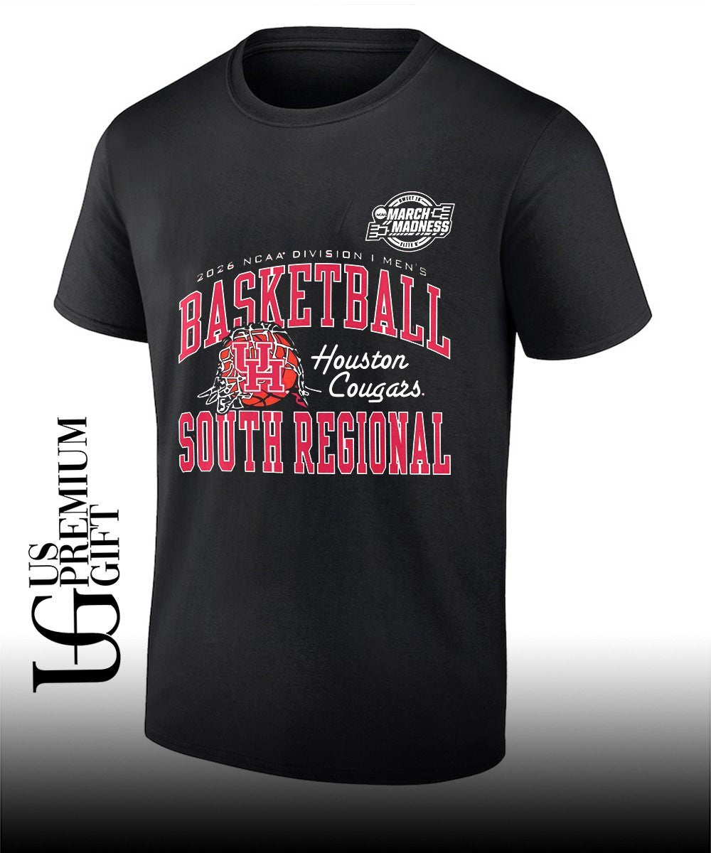 Houston Cougars basketball NCAA Division I March Madness South Regional 2026 shirt