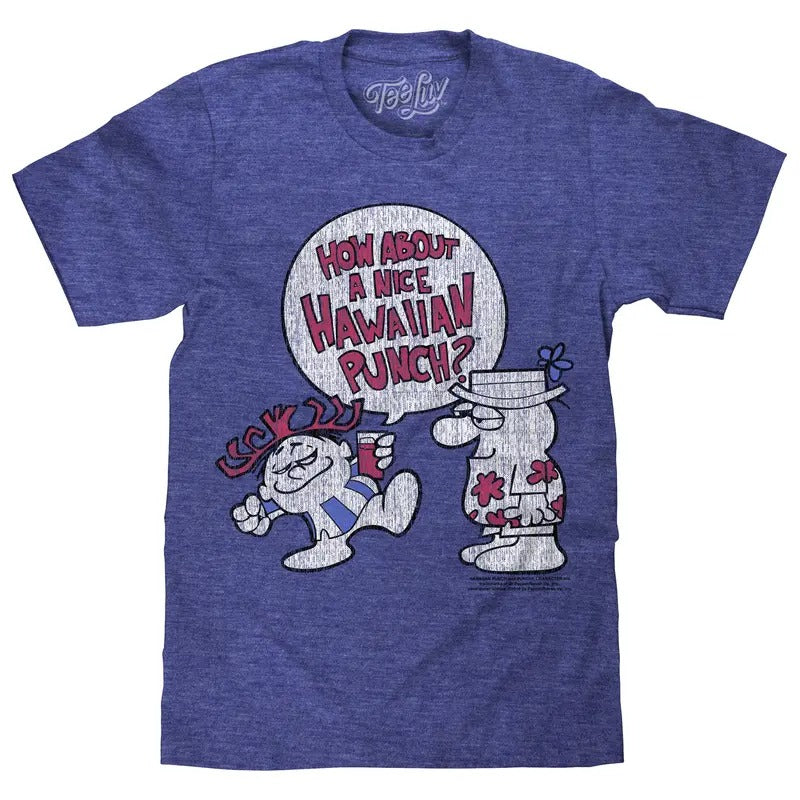 How About a Nice Hawaiian Punch? T-Shirt - Blue Hoodie, Sweatshirt | HypeDripTees.com