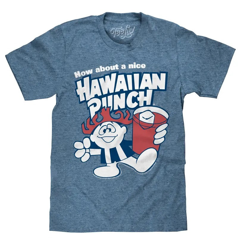How About a Nice Hawaiian Punch Retro Punchy T-Shirt - Cabo Blue Hoodie, Sweatshirt | HypeDripTees.com