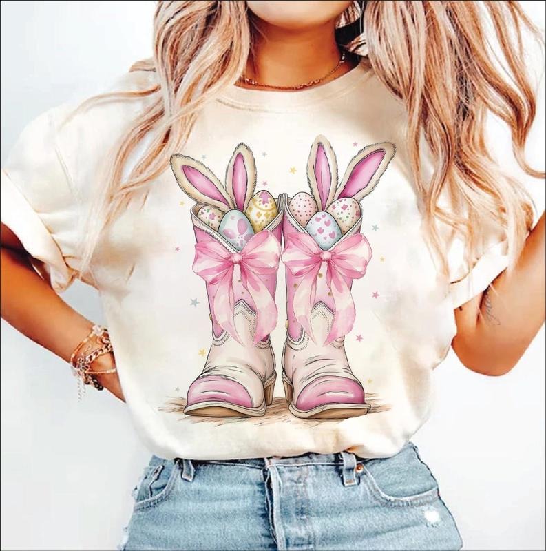 Howdy Easter Shirt, Western Easter Bunny Shirt, Cowboy boots Easter, Happy Easter Sweatshirt, Funny Easter Sweatshirt,...