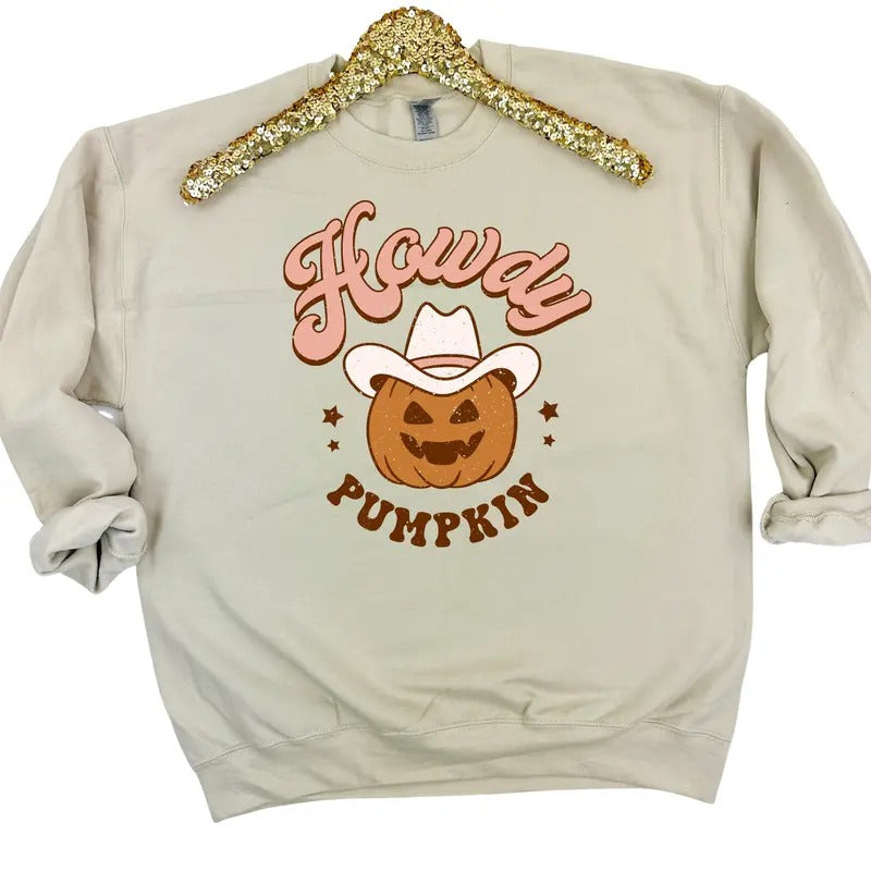 Howdy Pumpkin Sweatshirt 'NLB' T-Shirts, Hoodie | HypeDripTees.com