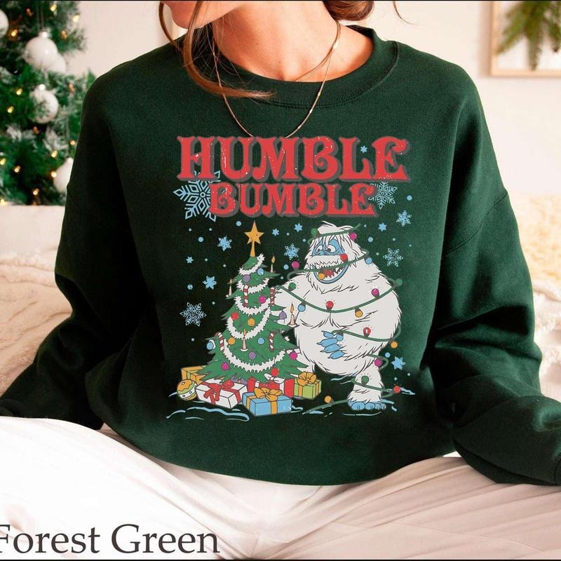 Humble Bumble Christmas Sweatshirt, Rudolph Merry Xmas Shirt, Rudolph Xmas Shirt, Christmas Movie Shirt, Holiday Family...
