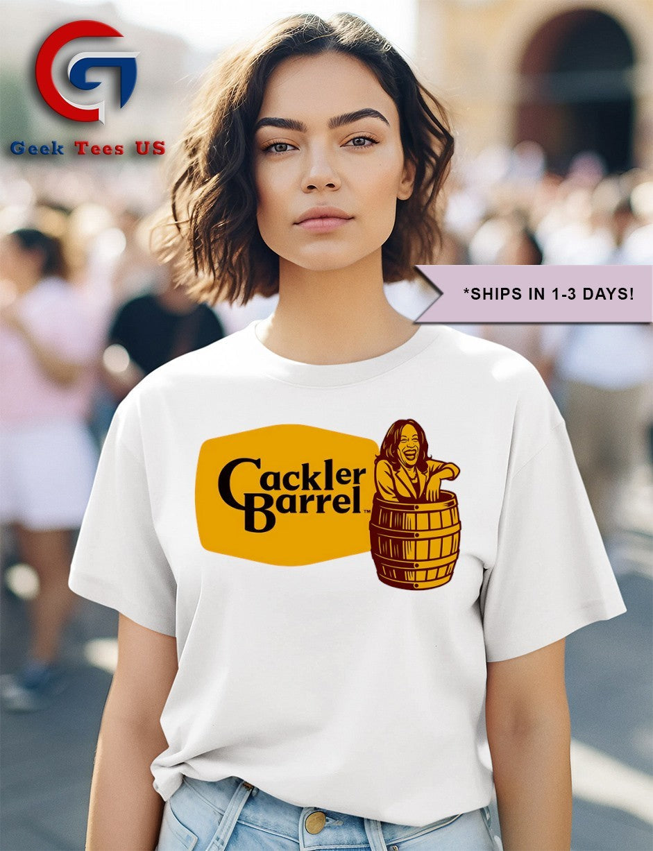 Kamala Harris Crackler Barrel old country store parody logo shirt