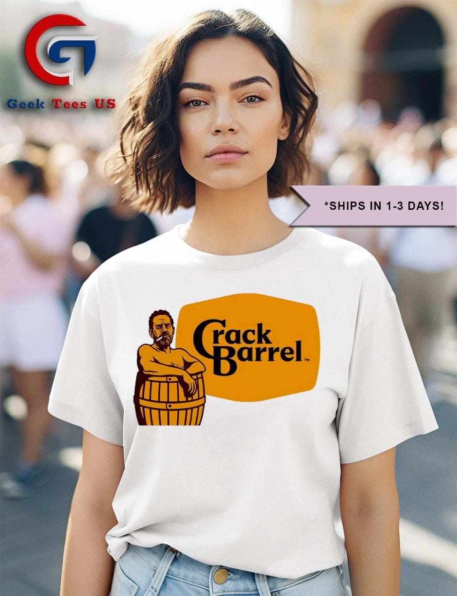 Hunter Biden smoking Crack Barrel old country store parody logo shirt