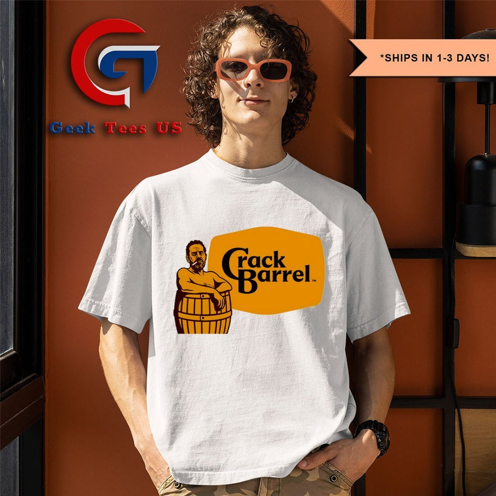 Hunter Biden smoking Crack Barrel old country store parody logo shirt