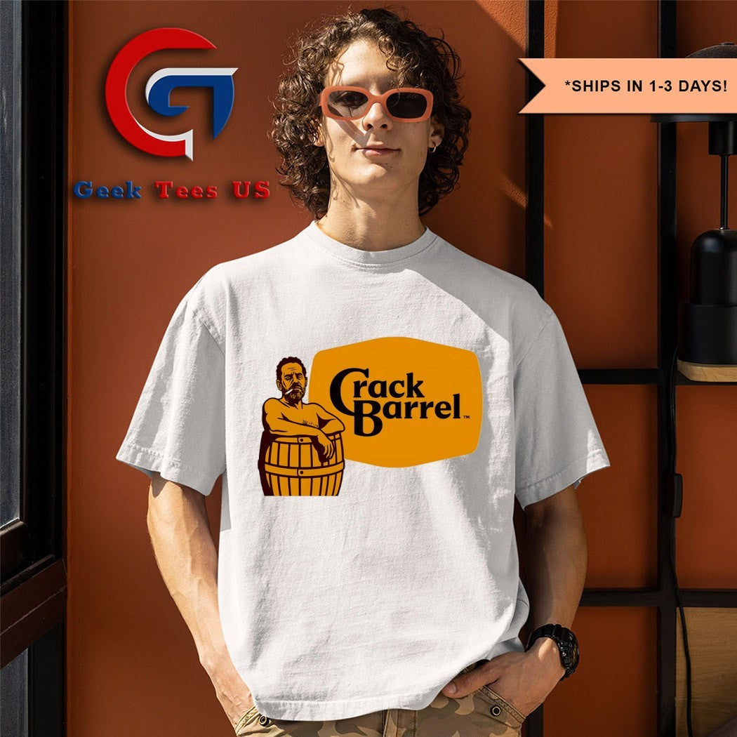 Hunter Biden smoking Crack Barrel old country store parody logo shirt