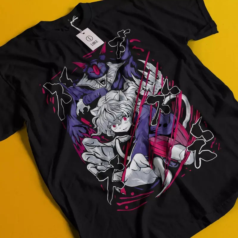 Hunter X Hunter Pitou T-Shirt Anime Manga HxH Killua Shirt Hisoka Gon Kite Tee Hoodie, Sweatshirt | HypeDripTees.com