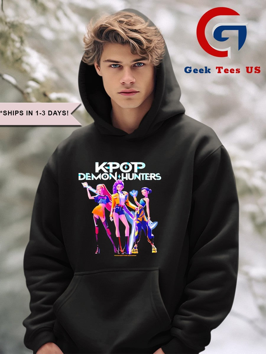 Huntrix KPop Demon Hunters logo T-shirt